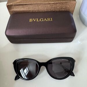 Bulgari Black Cat-Eye Sunglasses